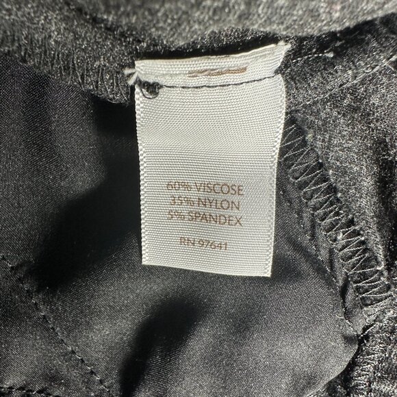 J Jill Pants Womens XS  Ponte Legging Gray Stretch Elastic Waist Tapered Leg - Picture 5 of 7